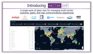 Nectar DXP screen shot and partner logos